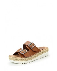 Женские коричневые кожаные босоножки от Flyfor