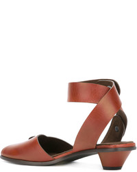Женские коричневые кожаные босоножки от Stella McCartney