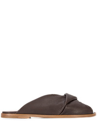Женские коричневые кожаные босоножки от Vivienne Westwood