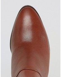 Коричневые кожаные ботильоны от Aldo