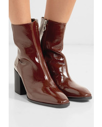 Коричневые кожаные ботильоны от Aeyde