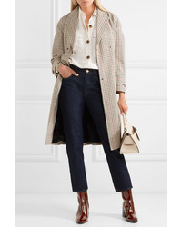 Коричневые кожаные ботильоны от Aeyde