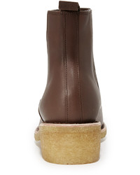 Коричневые кожаные ботильоны от A.P.C.