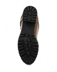 Коричневые кожаные ботильоны от Mirabella