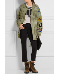 Коричневые кожаные ботильоны от Jimmy Choo