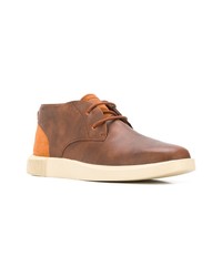 Коричневые кожаные ботинки дезерты от Camper