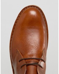 Коричневые кожаные ботинки дезерты от Dune