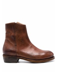 Мужские коричневые кожаные ботинки челси от Ajmone