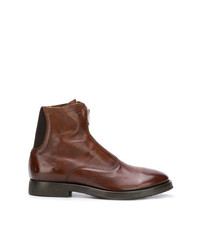 Мужские коричневые кожаные ботинки челси от Alberto Fasciani