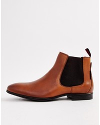 Мужские коричневые кожаные ботинки челси от Ben Sherman