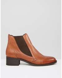 Женские коричневые кожаные ботинки челси от Park Lane