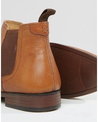 Мужские коричневые кожаные ботинки челси от Red Tape