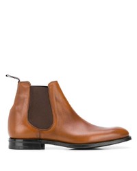 Мужские коричневые кожаные ботинки челси от Church's