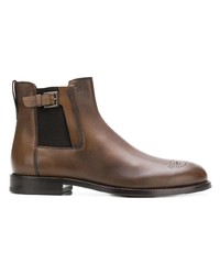 Мужские коричневые кожаные ботинки челси от Tod's