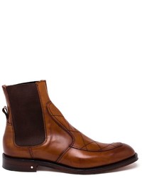 Мужские коричневые кожаные ботинки челси от Laurence Dacade
