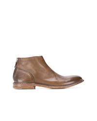Мужские коричневые кожаные ботинки челси от Moma