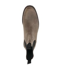 Мужские коричневые кожаные ботинки челси от Common Projects