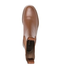Мужские коричневые кожаные ботинки челси от Gianvito Rossi