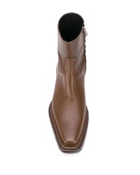 Мужские коричневые кожаные ботинки челси от Acne Studios