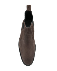 Женские коричневые кожаные ботинки челси от Pierre Hardy