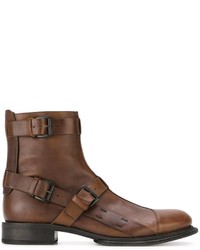 Мужские коричневые кожаные ботинки от Ann Demeulemeester