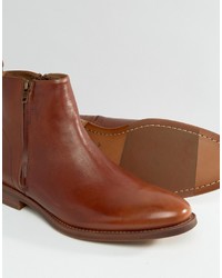 Мужские коричневые кожаные ботинки от Aldo