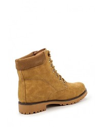 Женские коричневые кожаные ботинки от Buonarotti