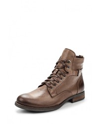 Мужские коричневые кожаные ботинки от Conhpol Dynamic