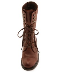 Женские коричневые кожаные ботинки от Sam Edelman