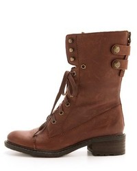 Женские коричневые кожаные ботинки от Sam Edelman