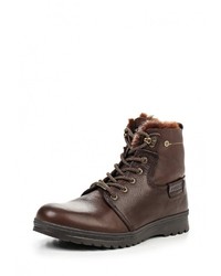 Мужские коричневые кожаные ботинки от Dockers by Gerli