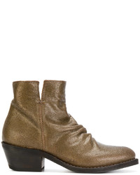 Женские коричневые кожаные ботинки от Fiorentini+Baker