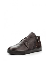 Мужские коричневые кожаные ботинки от GUARDIANI SPORT