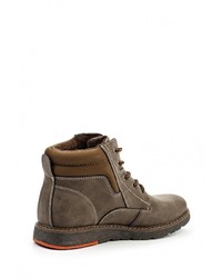 Мужские коричневые кожаные ботинки от Hanson