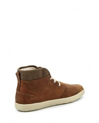 Мужские коричневые кожаные ботинки от Helly Hansen