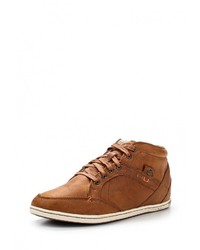 Мужские коричневые кожаные ботинки от Hub
