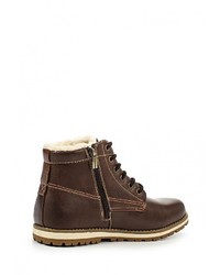 Мужские коричневые кожаные ботинки от Instreet