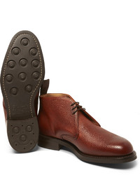 Мужские коричневые кожаные ботинки от Cheaney