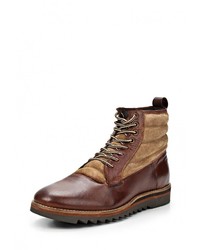 Мужские коричневые кожаные ботинки от Levi's