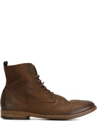 Мужские коричневые кожаные ботинки от Marsèll