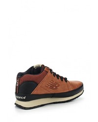 Мужские коричневые кожаные ботинки от New Balance