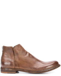 Мужские коричневые кожаные ботинки от Officine Creative