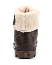 Мужские коричневые кожаные ботинки от Palladium