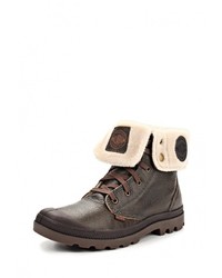 Мужские коричневые кожаные ботинки от Palladium