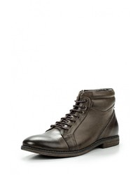 Мужские коричневые кожаные ботинки от Paolo Conte