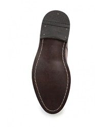 Мужские коричневые кожаные ботинки от Paolo Vandini