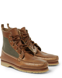 Мужские коричневые кожаные ботинки от Quoddy