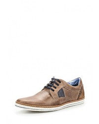 Мужские коричневые кожаные ботинки от s.Oliver