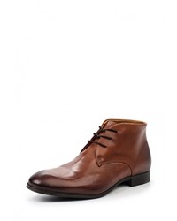 Мужские коричневые кожаные ботинки от Selected Homme
