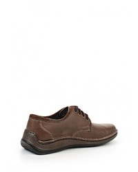 Мужские коричневые кожаные ботинки от SHOIBERG